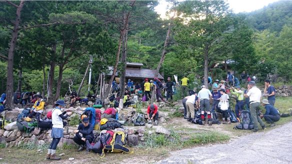 中房温泉登山口