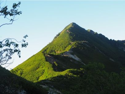 西岳への尾根