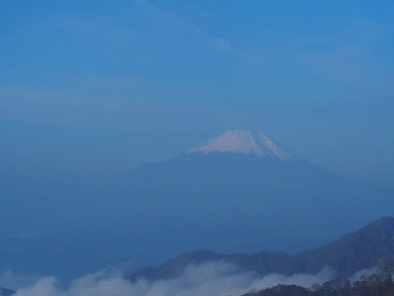 丹沢ー蛭ヶ岳稜線からの富士山