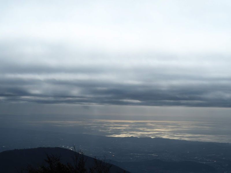 塔ノ岳だからの相模湾
