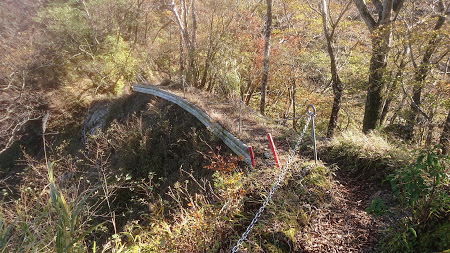 丹沢主稜縦走の登山道２