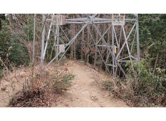  惣岳山 からの登山道３