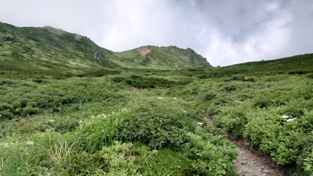 避難小屋の周辺