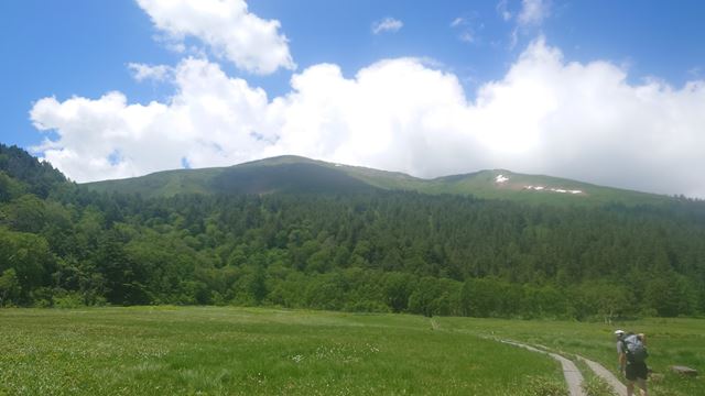 尾瀬ヶ原からの至仏山